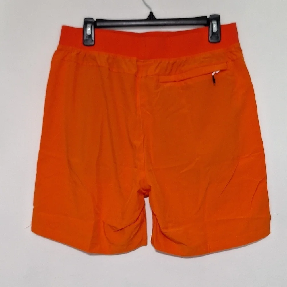 Pudolla Shorts Athletic Workout Running  Orange